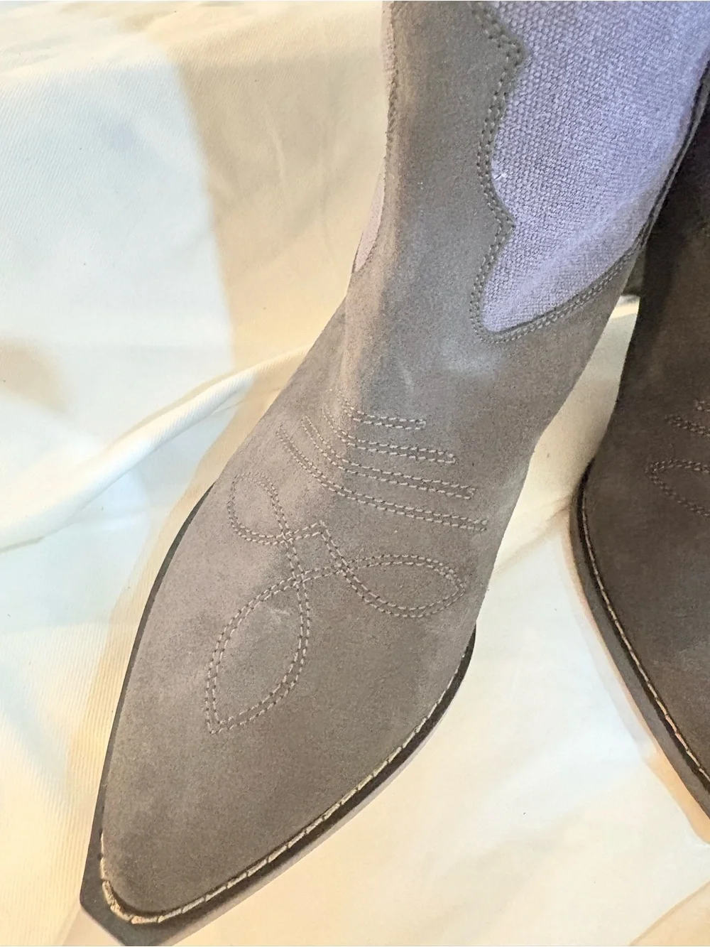 Isabel Marant Pointed-Toe Suede Over-the-Knee Boots - original price $1490
